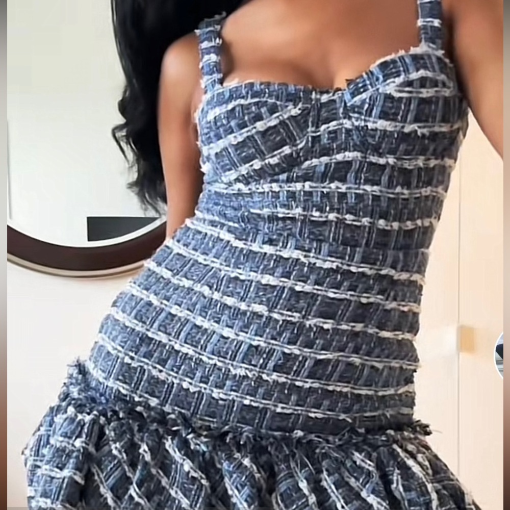 Tweed mini dress